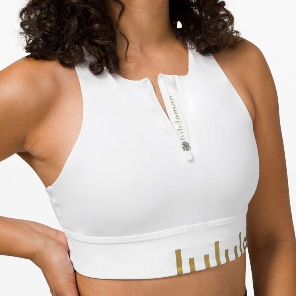 Lululemon Energy Bra High Neck Long Line Zip Special Edition
